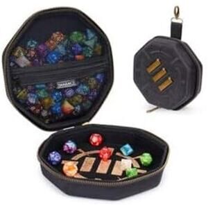 ENHANCE DND Dice Tray and Case - DND Dice Holder for up to 150 D&D Dice